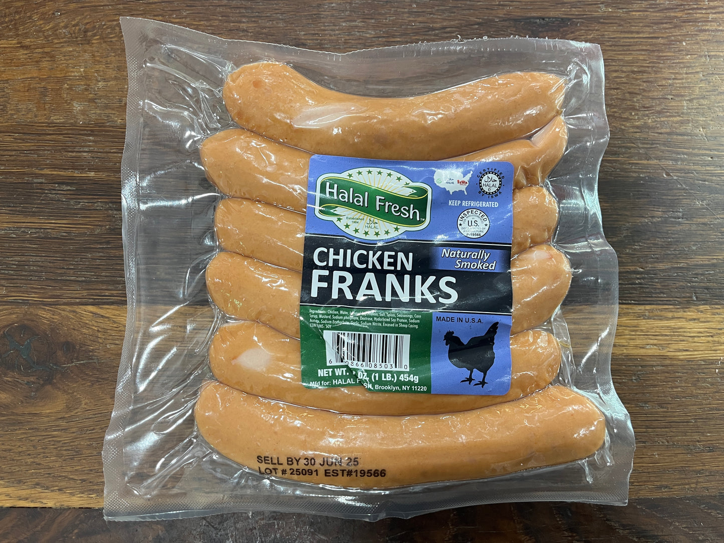 Halal Chicken Hot Dogs