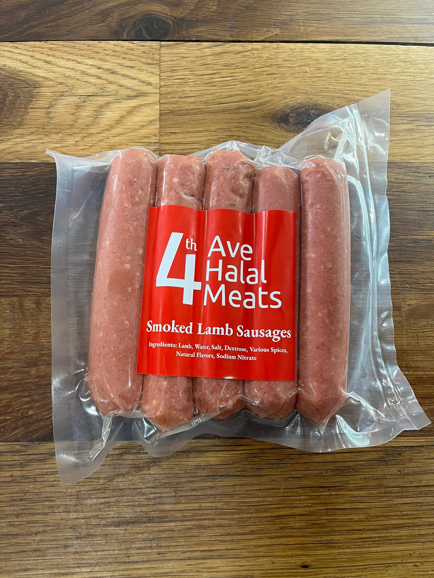 Halal Smoked Lamb Sausage (1lb)