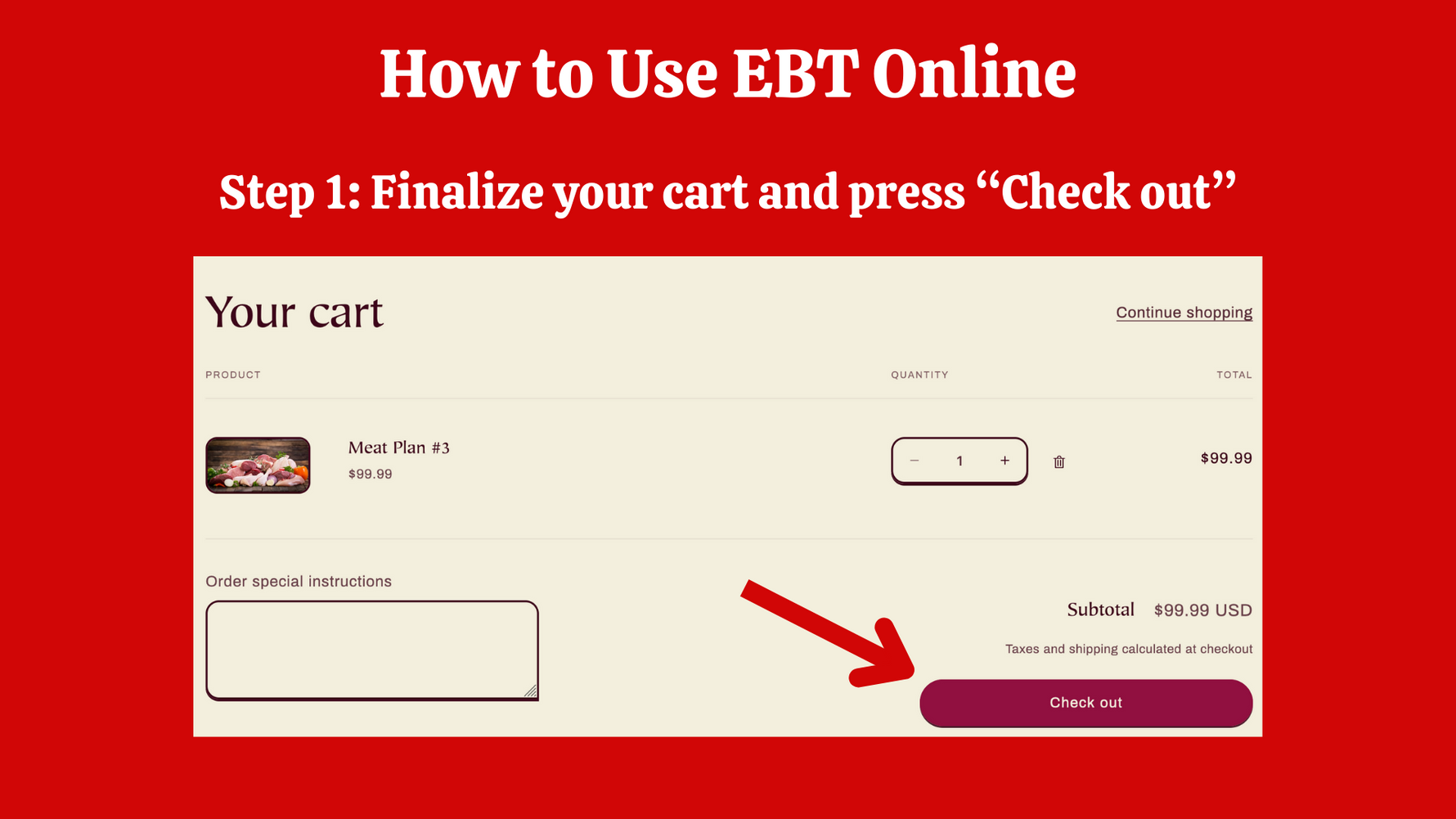 How to Use EBT Online 4th Ave Halal Meat Market