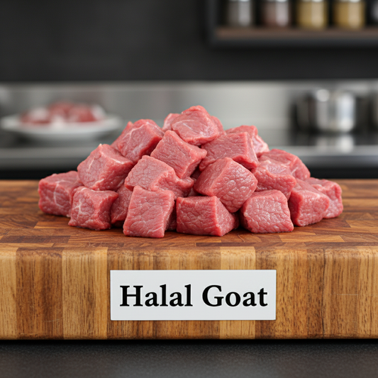 Halal Fresh Boneless Goat (2lbs)