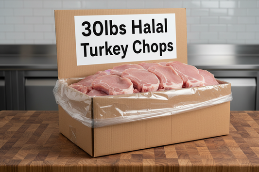 Case of Halal Turkey Chops (30lbs)